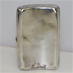 Vintage Sterling Silver Pre-Swing Golfer Themed Cigarette Case