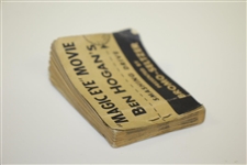 1950's Ben Hogan 'Here's Your Free Golf Lesson' Magic-Eye Movie Flip Book