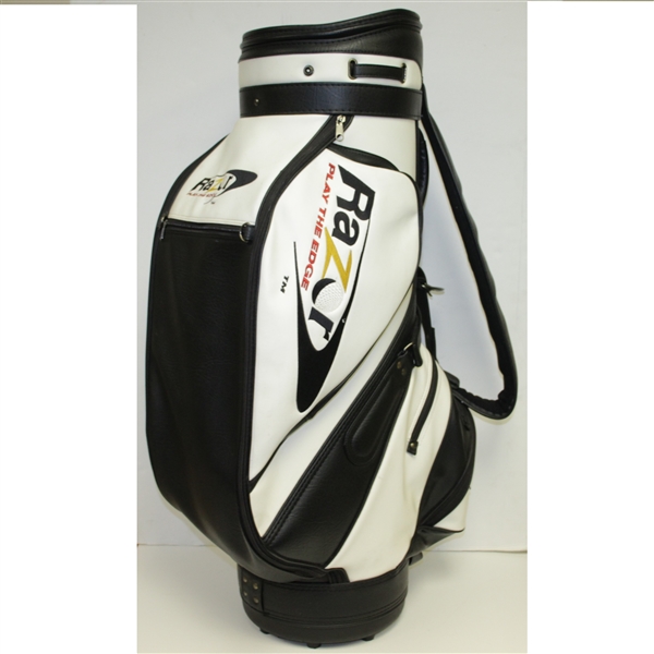 Black & White Razor Play the Edge Golf Bag - Good Condition