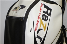 Black & White Razor 'Play the Edge' Golf Bag - Good Condition