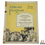 1923 PGA Championship at Pelham CC Program - Gene Sarazen Winner - Rare