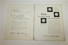 1930 PGA Championship at Fresh Meadow CC Program - Tommy Armour Winner