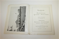 1930 PGA Championship at Fresh Meadow CC Program - Tommy Armour Winner