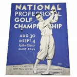 1932 PGA Championship at Keller Course GC Program - Olin Dutra Winner