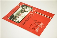 1933 US Open Championship at North Shore GC Program - Johnny Goodman Winner