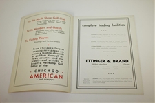 1933 US Open Championship at North Shore GC Program - Johnny Goodman Winner