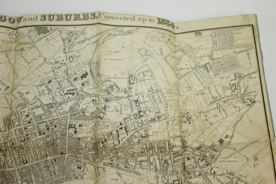1834 Lumsden & Son's Plan of Glasgow and Suburbs Map/Booklet