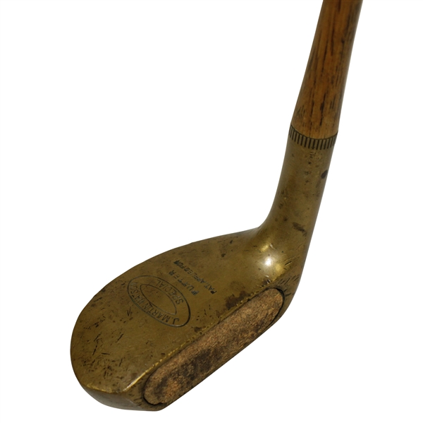 Watson. J. Martin Special Brass Putter With Cork Face Insert