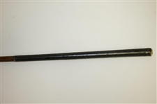 Kempshall MFG Willie Dunn Jr Mallet Headed Center Shafted Putter w/ Brass Face Black Pyralin