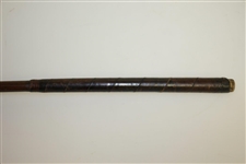 Circa 1920 G. MacGregor Dayton Ohio Wooden-Head Mallet Putter with Brass Face & Hatched Scoring
