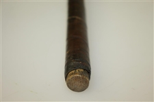 Circa 1920 G. MacGregor Dayton Ohio Wooden-Head Mallet Putter with Brass Face & Hatched Scoring