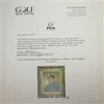 Sam Snead Original Oil on Canvas Painting by Jon Mardel - 1987 Fedigans Inv. Pro-Am