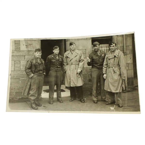 Horton Smith, Rod Munday, & others September 1945 St. Andrews Original Photo