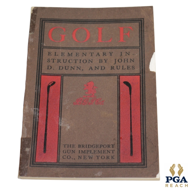 1901 John D. Dunns Bridgeport Gun Co. Elementary Instruction & Rules Booklet