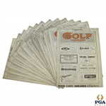 Thirteen 1914 Golf Illustrated Magazines - September, October, November, & December