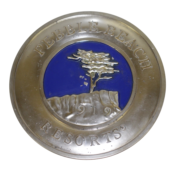 Pebble Beach Resorts Silver & Blue Golf Tee Marker