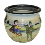 Circa 1900 Ceramic Tobacco Humidor by Grimwades Stoke on Trent England