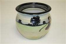 Circa 1900 Ceramic Tobacco Humidor by Grimwades Stoke on Trent England