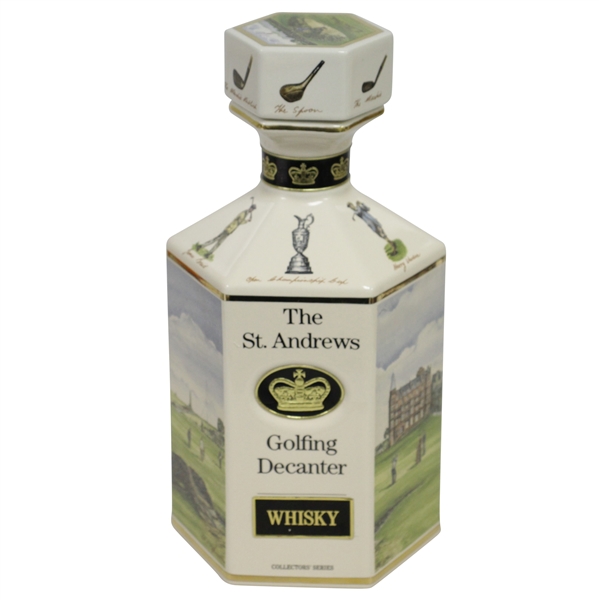 Classic St. Andrews Whisky Pointers of London Decanter with Stopper