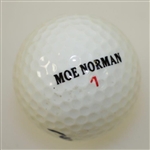 Moe Norman Signed Personal Logo Golf Ball JSA ALOA