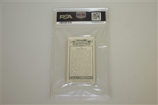 Tom Morris 1927 WA & AC Churchman #33 Famous Golfers Golf Card - PSA EX-MT 6