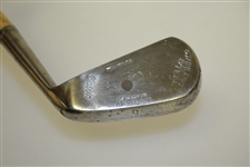 Burr Key Bilt Hand Forged Stainless Steel Mashie 5 Iron with Original Grip Cover