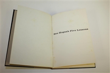 1957 Ben Hogan's Five Lessons Deluxe Edition Book in Slip Case