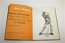 1957 Ben Hogan's Five Lessons Deluxe Edition Book in Slip Case