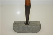 Vintage BGI Company Gun Metal Swivel-Headed Putter