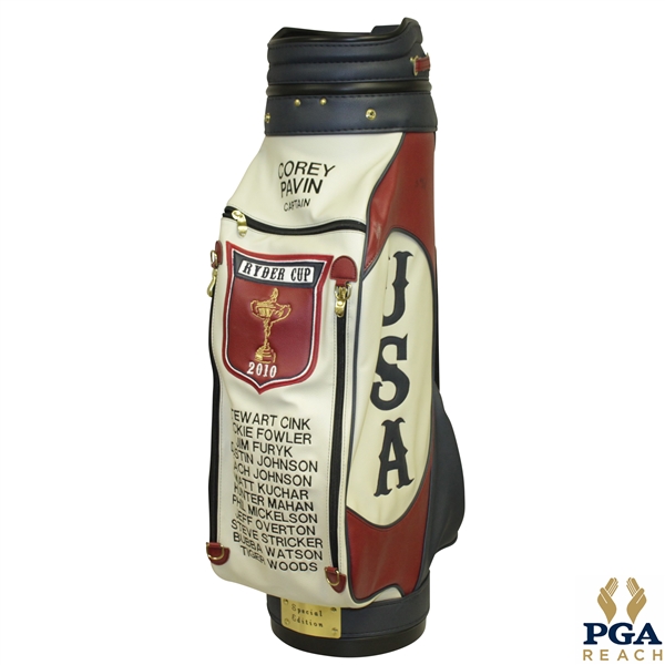 2010 US Ryder Cup Golf Bag With Embroidered Team Names - Unused Condition