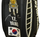 YE Yang Personal Signed Golf Bag With 2009 Chaska PGA Championship Logo JSA ALOA