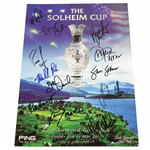 USA Team Signed 2000 The Solheim Cup at Loch Lomond Official Program JSA ALOA