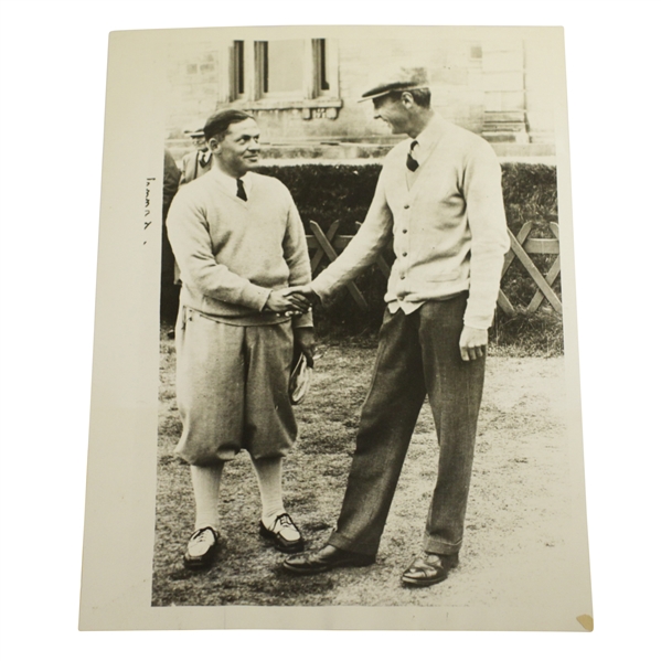 Bobby Jones Original Wire Photo from 1930 British Amateur Win