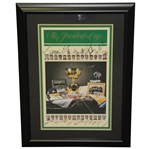 Jim Furyks Complete 2000 The Presidents Cup Signed Full Field & Captains Poster JSA ALOA