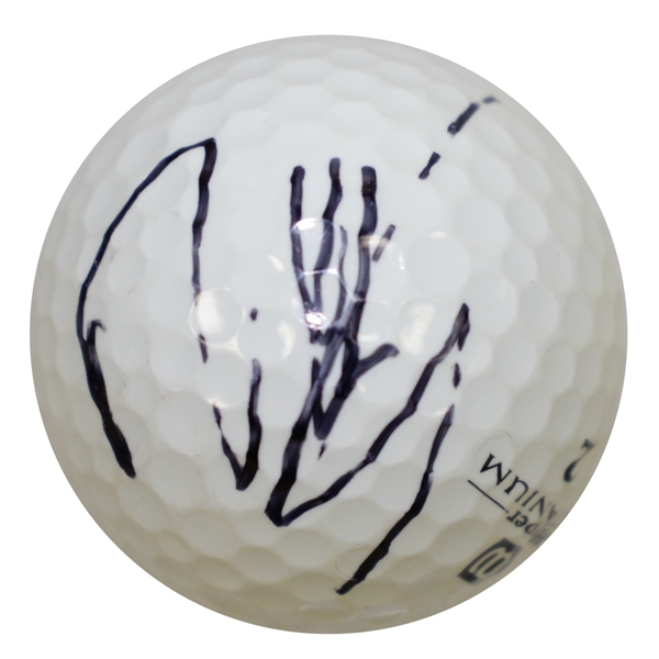 Francesco Molinari Signed Wilson Hyper Titanium Logo Golf Ball JSA ALOA
