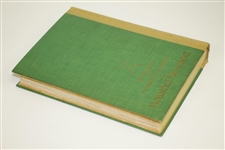 Bobby Jones Signed Cut 1927 1st Edition 'Down the Fairway' with Book Mark & Stamps JSA ALOA