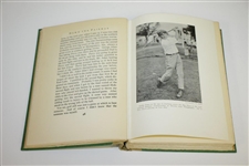 Bobby Jones Signed Cut 1927 1st Edition 'Down the Fairway' with Book Mark & Stamps JSA ALOA