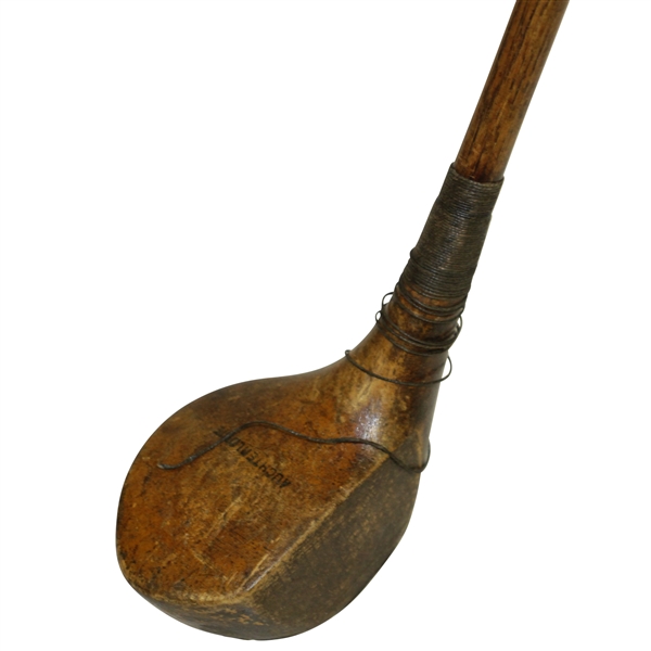 Vintage Auchterlonie Mashie Golf Club - New Grip - No Shaft Stamp