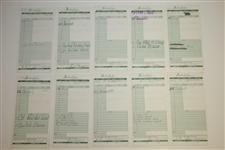 Ten Ben Hogan Signed Shady Oaks Country Club Member Checks/Receipts JSA ALOA