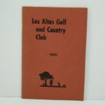 Lot of Three Los Altos Golf and Country Club Member Books - 1949, 1950, and 1998