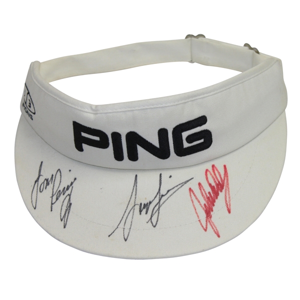 Segio Garcia & John Daly Signed Ping Visor JSA ALOA