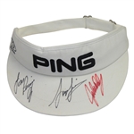 Segio Garcia & John Daly Signed Ping Visor JSA ALOA