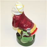 Classic Duffer Porcelain Thinking Golfer Man on the Course Decanter