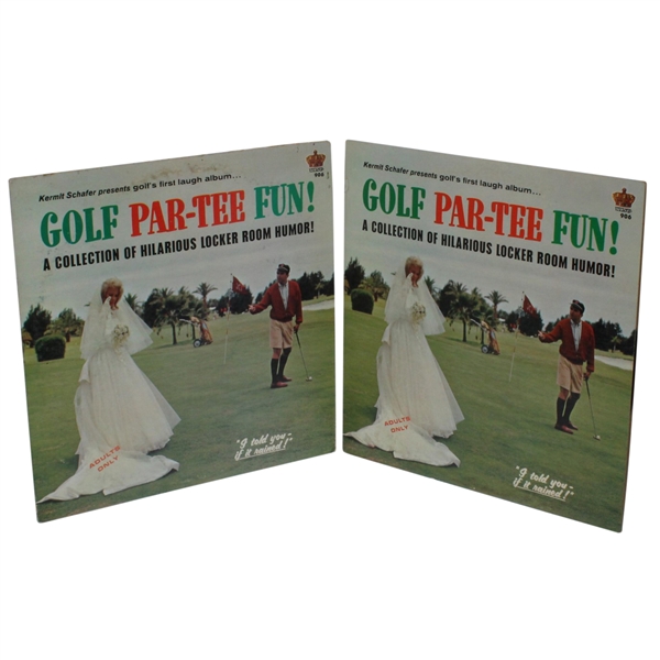 Two Classic Golf Par-Tee Fun Locker Room Talk Records Presented by Kermit Schafer