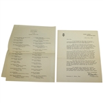 1925 Yorktown Country Club Foreign Members List & Duke of York Member Content Letter
