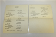 1925 Yorktown Country Club Foreign Members List & Duke of York Member Content Letter