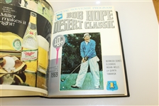 1957 Bing, 1969 Hope, 1970 Dow, & 1976 World Series Hardbound Programs - All in One