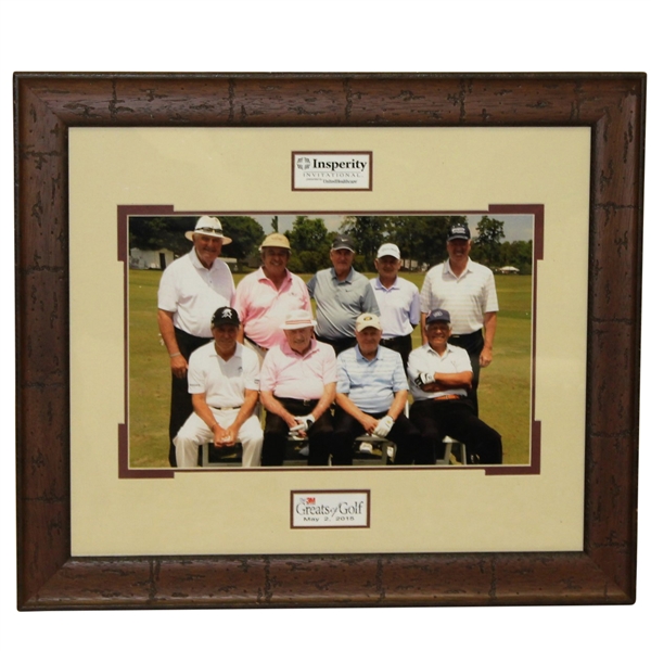 2015 Insperity Invitational 3M Greats of Golf Photo - Framed