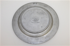 1981 The Riviera Invitational Tournament Commemorative Pewter Plate with Photo