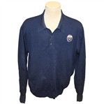 Bill Campbell's USGA Walker Cup Two Blue Undated Sweaters